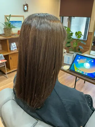 ミディアム Annon プライベートサロンのヘアスタイル