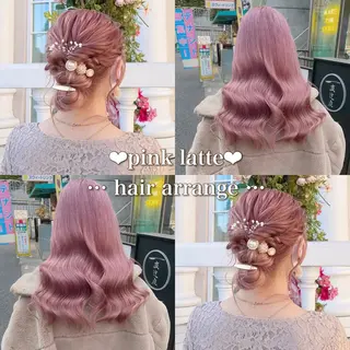 セミロング カラー ヘアアレンジ メンズ キッズ お悩み解決美容師 💐AMIのヘアスタイル