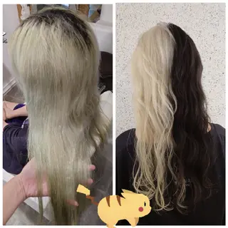 ロング カラー ヘアアレンジ かわい ゆうな 髪質改善/縮毛矯正のヘアスタイル
