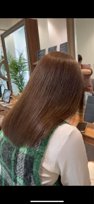 セミロング 🦋盛れるレイヤー/ ベージュ/Ryugaのヘアスタイル