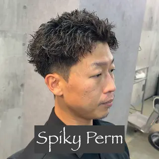 ショート パーマ ヘアアレンジ メンズ MENIN メンズ サロン 望月 涼太のヘアスタイル