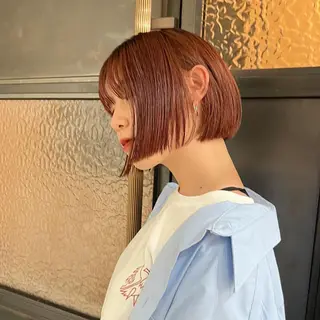 ショート カラー 本間 結衣のヘアスタイル