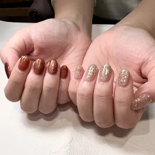 ネイル RIEKO🍒 ワンホン♡推しネイルのネイルデザイン