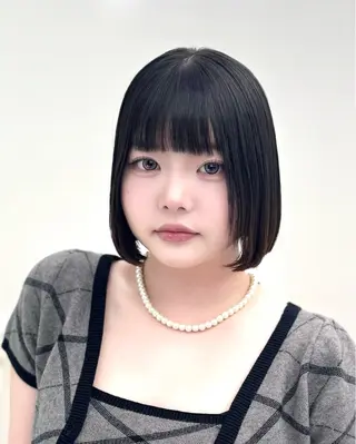 ショート カラー ヘアアレンジ 縮毛矯正🤍 ボブ/ HIKARIのヘアスタイル
