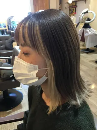 ミディアム カラー plaatje 義見のヘアスタイル