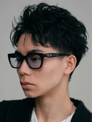 ショート パーマ メンズ byfifth天神/ メンズパーマ特化美涼のヘアスタイル