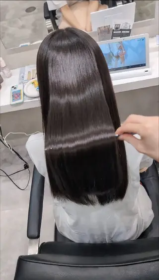 ロング 髪質改善/ 上村旺武のヘアスタイル