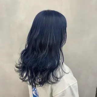 ロング カラー 🩵ブリーチカラー MIORI🩵のヘアスタイル