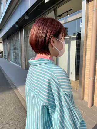 ショート カラー Basis 田口豪司のヘアスタイル
