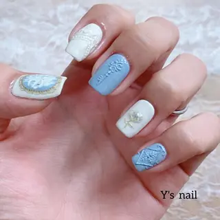 ネイル 手書きが得意🖌️ Y’s  nailのネイルデザイン