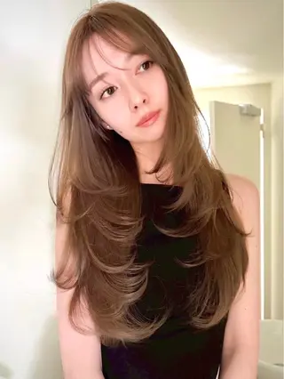 ロング 小顔ボブ jilblanカホのヘアスタイル