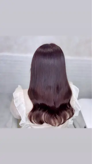 ロング カラー tace新宿 めいのヘアスタイル
