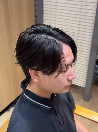 パーマ メンズ メンズカット/センタ ーパート /マミヤのヘアスタイル