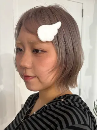 ショート カラー ブリーチ/ハイトーン 🎀kanoのヘアスタイル