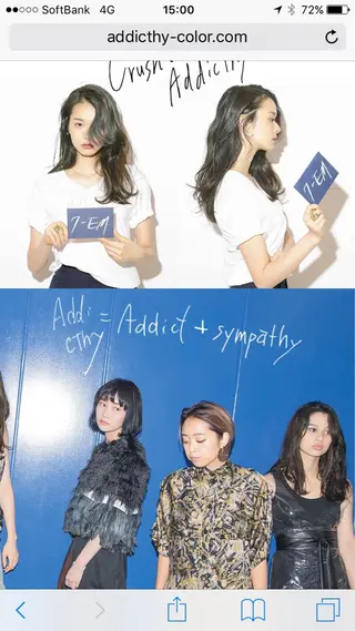 セミロング カラー 【公式】amble luxe池袋東口🩷のヘアスタイル