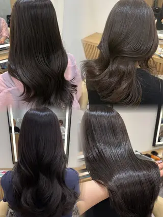 ロング カラー YUI 透明感🌱 グレージュ🌿浦和のヘアスタイル