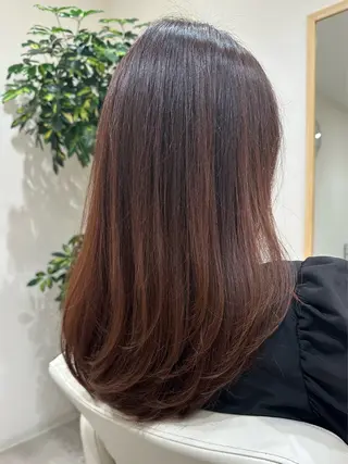 ロング ブリーチ/ストレート /パーマモデル募集のヘアスタイル