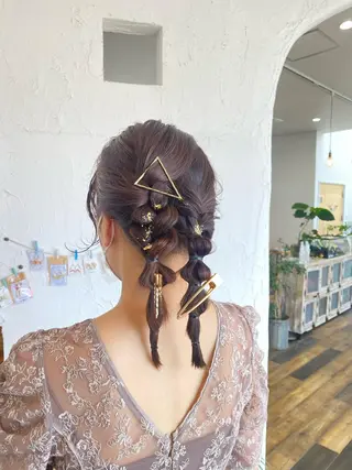 ショート ヘアアレンジ 豊橋美容院 ソンリエのヘアスタイル