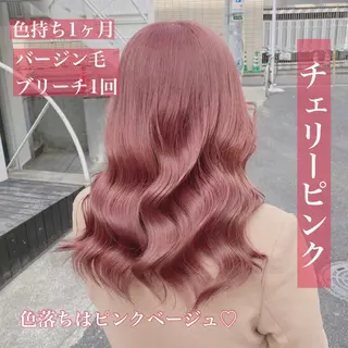 ロング カラー ヘアアレンジ メンズ キッズ マツエク・マツパ ブリーチの髪様 MASATOのヘアスタイル