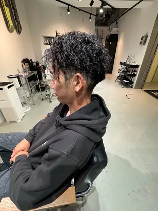 ショート パーマ メンズ Mizuki Yajimaのヘアスタイル