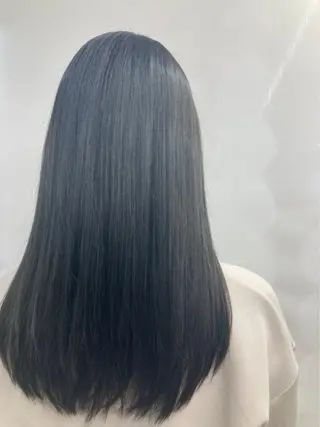 セミロング カラー パーマ ヘアアレンジ 【公式】amble luxe池袋東口🩷のヘアスタイル
