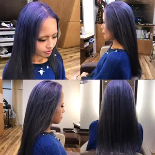 ロング カラー 松岡 辰弥のヘアスタイル