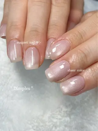 ネイル dimples yuki🎀 ꒷꒦♡のネイルデザイン