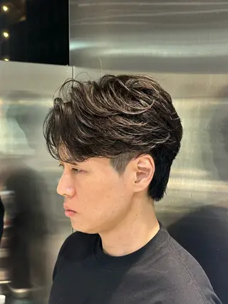 ショート パーマ メンズ 似合わせパーマ🔥 河浪 大智のヘアスタイル