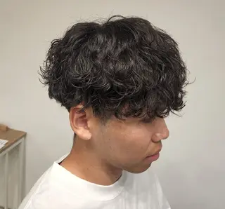 ショート パーマ メンズ 【イケメン風パーマ】 SHOFYのヘアスタイル