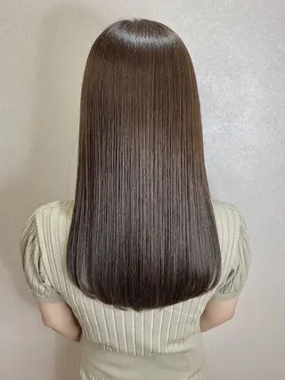 ミディアム カラー 🧸髪質改善ケアカラ ー/アイドル前髪🧸のヘアスタイル