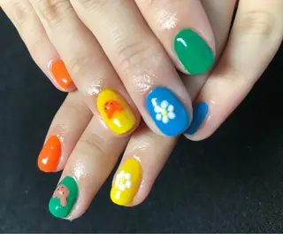 ネイル Mana ·͜· ❤︎のネイルデザイン