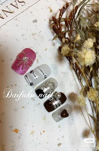ショート Daifuku nailsのネイルデザイン