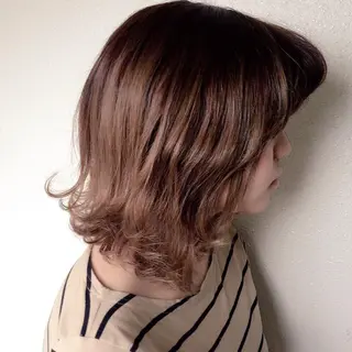 ミディアム カラー SUZUKI KEISUKEのヘアスタイル