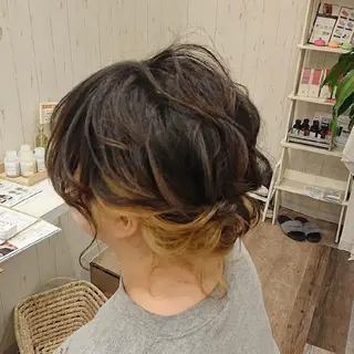 ヘアアレンジ ミディアム 植田 真理のエステ・リラクイメージ