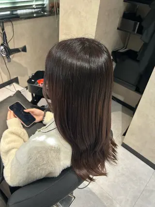 ロング カラー 《.Xian》リク /透明感/カットのヘアスタイル