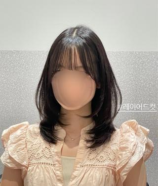 ミディアム ❤︎︎韓国ヘア❤︎︎ 𝑺𝒉𝒊𝒉𝒐のヘアスタイル