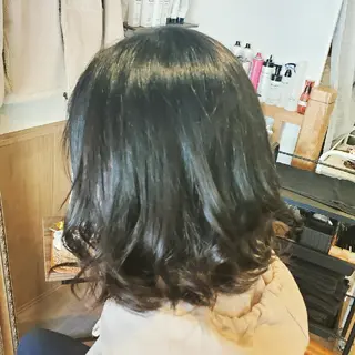 ミディアム カラー spa hair ark 富井直美のヘアスタイル