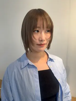 ショート カラー 安永 涼のヘアスタイル