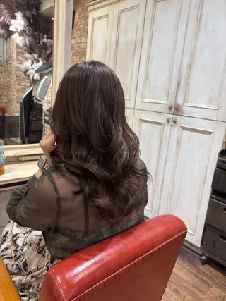 ロング 田尾 凌雅のヘアスタイル