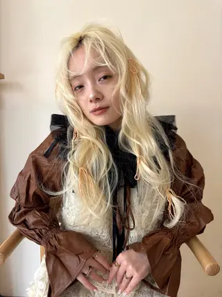 カラー pazu🪡 透明感カラー⟡.·のヘアスタイル