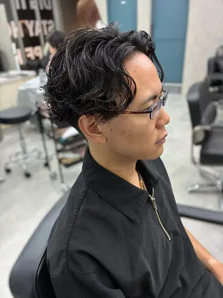 パーマ メンズ メンズパーマ 眉毛wax/栗原柊のヘアスタイル