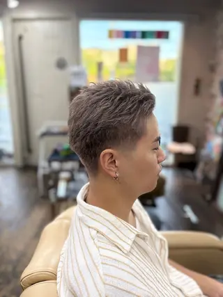 カラー メンズ 生駒のパーマ達人 FEELけんけんのヘアスタイル