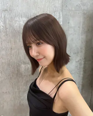 ショート 🔥コテ巻き風 ボブパーマ🔥のヘアスタイル
