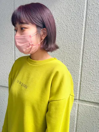 ショート カラー カラーパティシエ facce🌼ikoのヘアスタイル