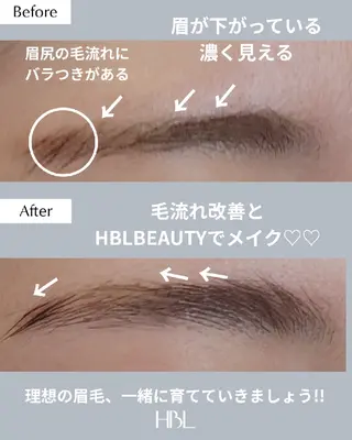 アイブロウ HBL眉/ハンドケア carusカルスの眉毛・アイブロウイメージ