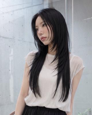 セミロング pia 薬院のヘアスタイル