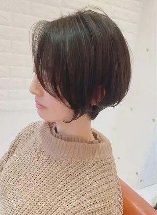 ショート カラー 大人女性ショート専門 tomodaのヘアスタイル