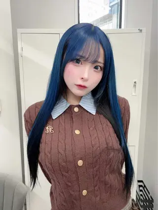 ロング カラー 🫧渋谷美容師 たくみ🫧のヘアスタイル