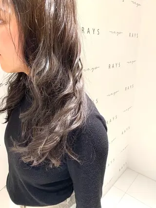 ロング 斉藤大河 カラー/縮毛矯正のヘアスタイル