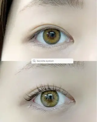 マツエク・マツパ Secrette eyelashのマツエク・マツパデザイン